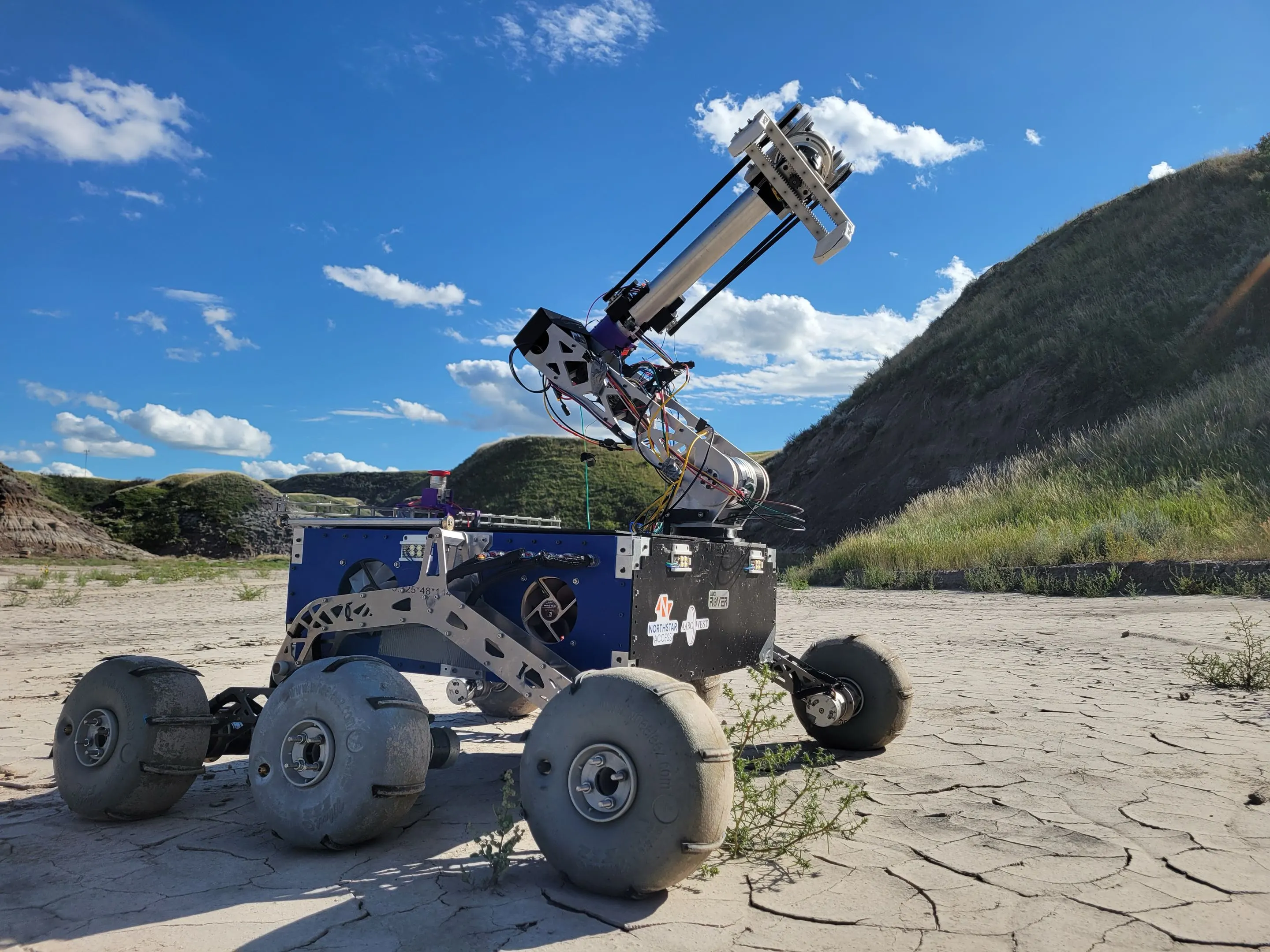 UBC Rover in the desert